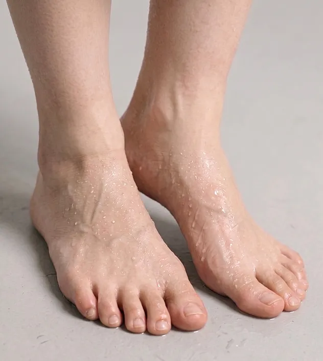 발 다한증 설명 이미지